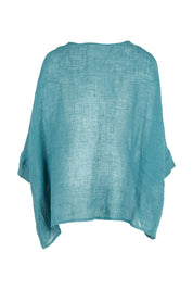 Preloved Joy And Laughter Slouch Top - Teal