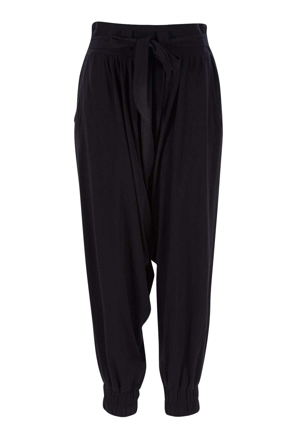 Product shot of the Relax With Me Slouch Pants in colour Black (Black), from the front