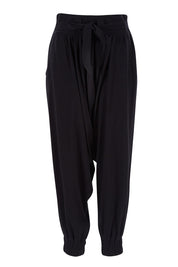 Product shot of the Relax With Me Slouch Pants in colour Black (Black), from the front