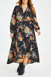 Preloved Meadow Flowers Wrap Dress - Fleur