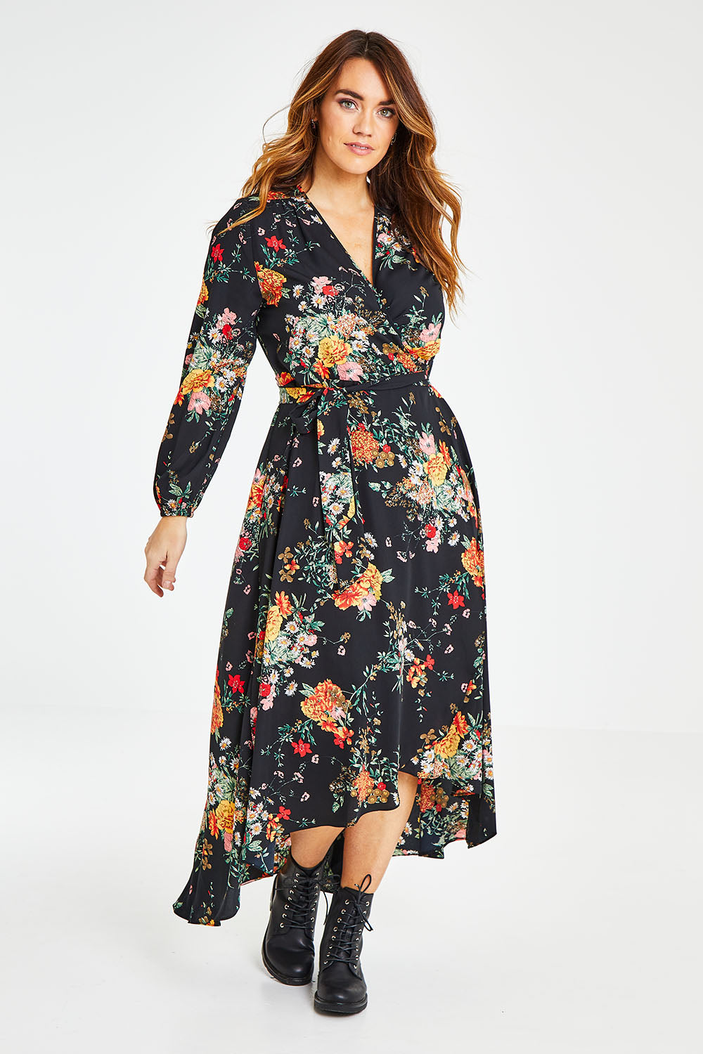 Preloved Meadow Flowers Wrap Dress - Fleur