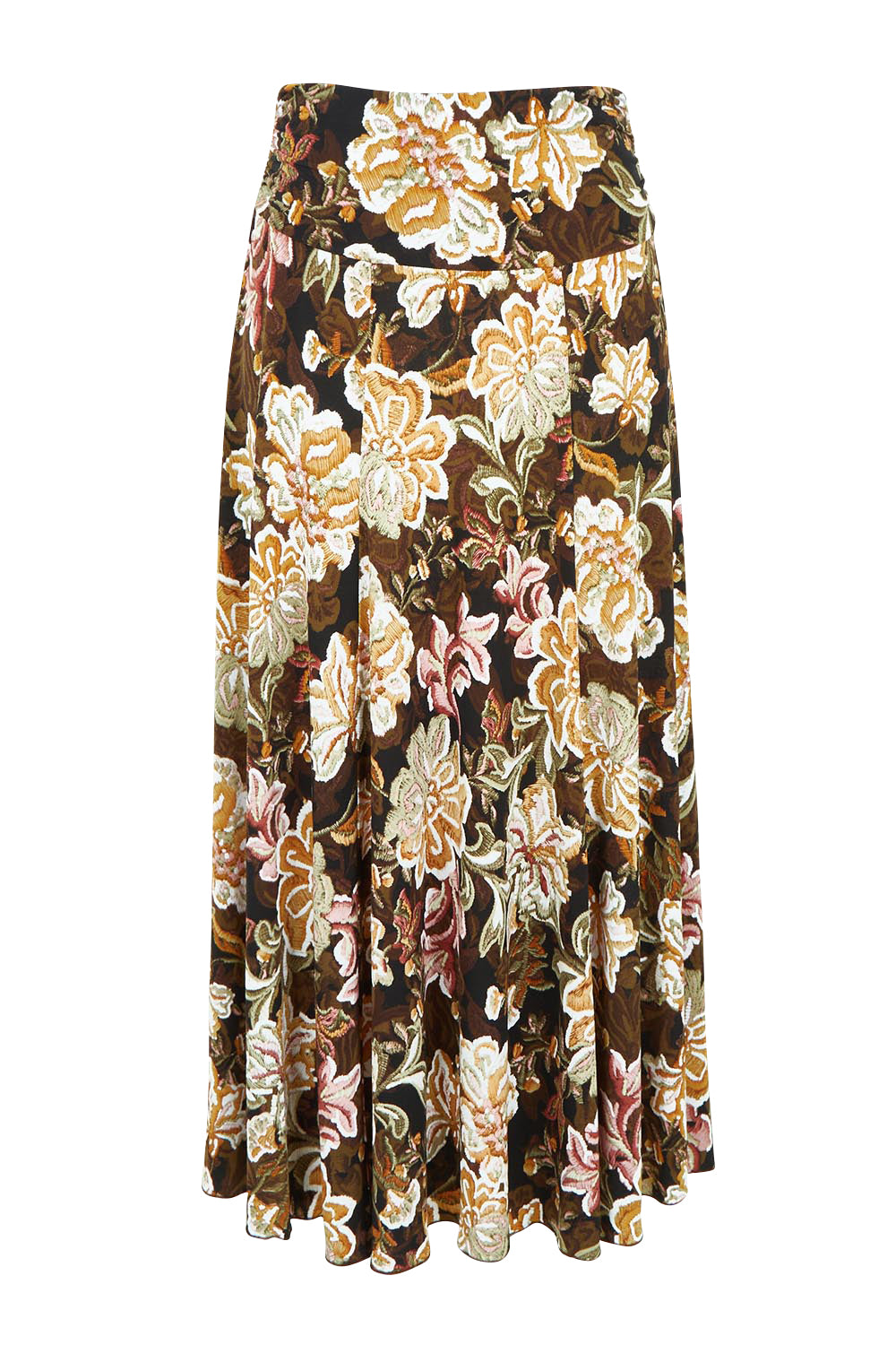The Wanderer In Me Printed Travel Skirt – Garden