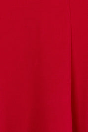 Product shot of The Wanderer In Me Travel Skirt in colour Redhot (Red), detail