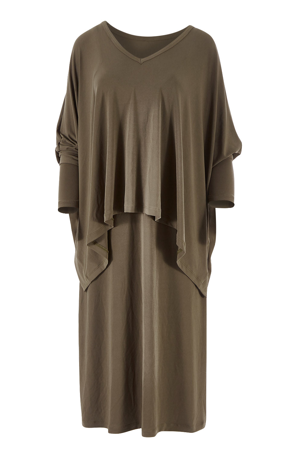 Product shot of The Wanderer In Me Travel Set in colour Khaki (Green), from the front
