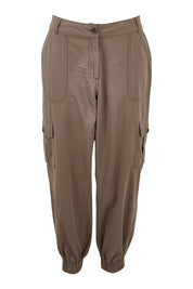 Product shot of the Travel With You Cargo Pants in colour Castle, from the front
