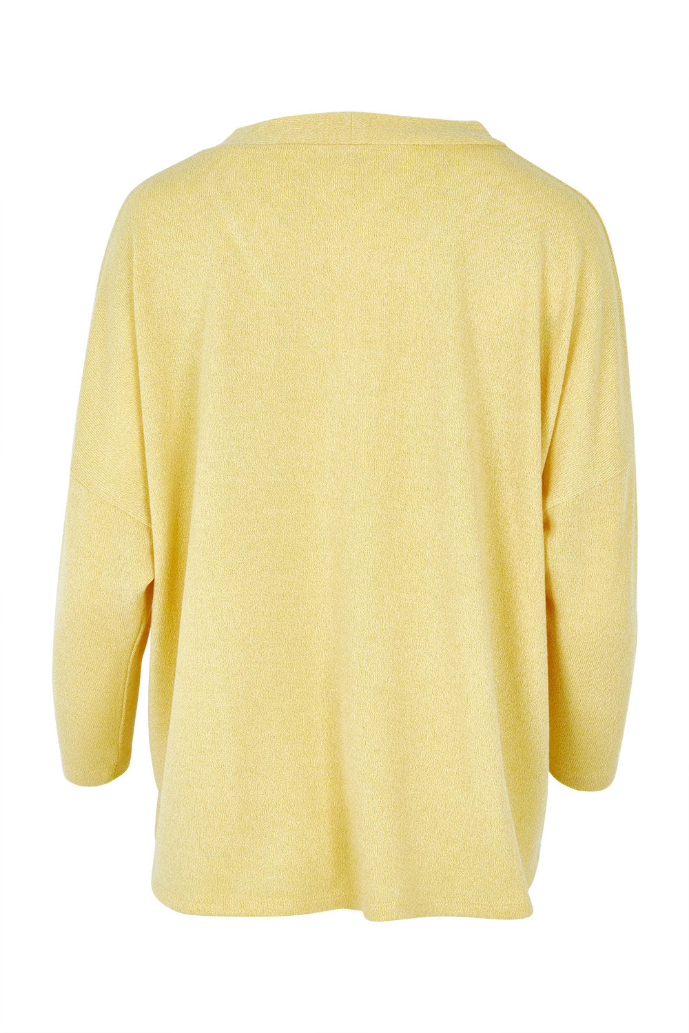 Product shot of the My Boyfriends Slouch Cardi in colour Butter, from the back