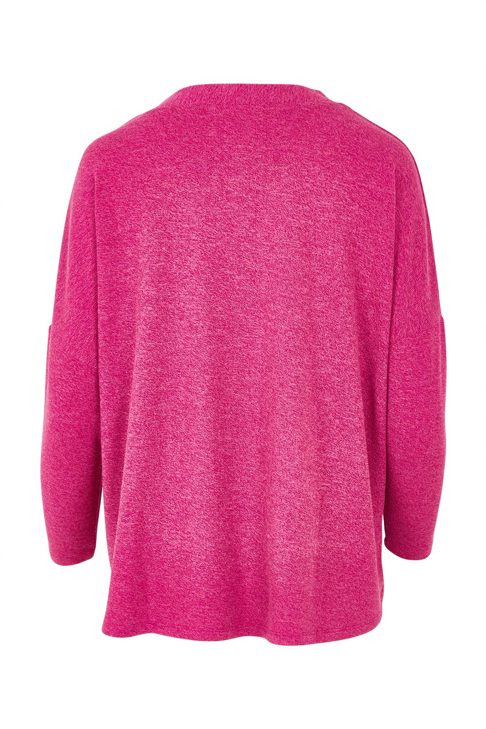 Product shot of the My Boyfriends Slouch Cardi in colour Magenta (Pink), from the back