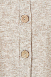 Product shot of the My Boyfriends Slouch Cardi in colour Sandmarl, detail