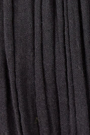 Product shot of the Beach Breeze Cotton Slouch Pants in colour Black (Black), detail