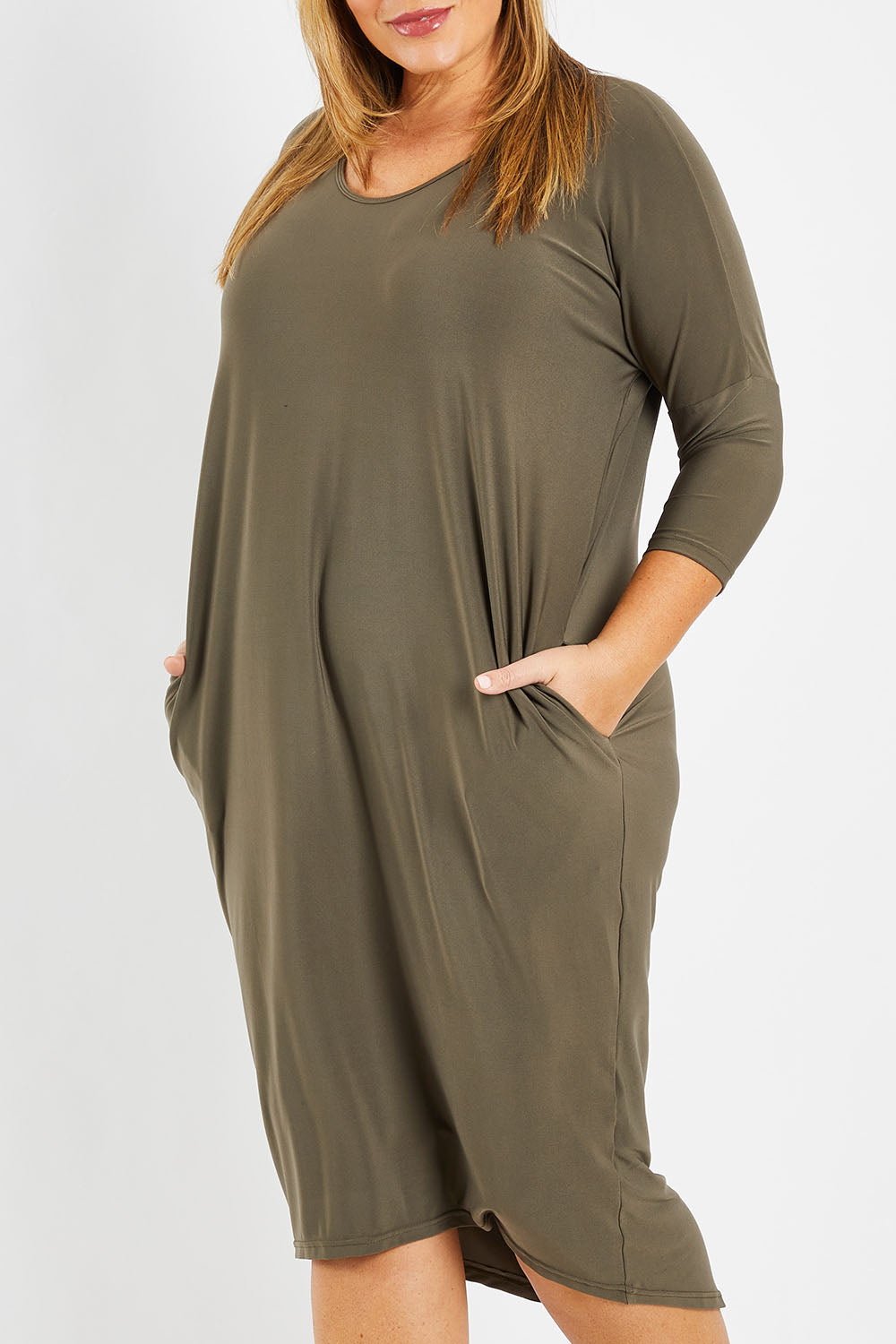 Preloved The Wanderer In Me Travel Dress - Khaki
