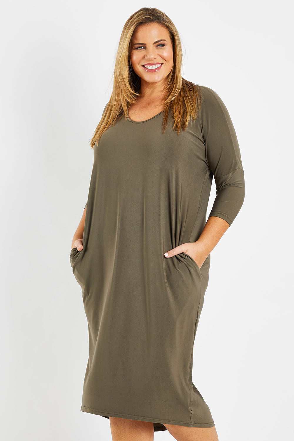 Preloved The Wanderer In Me Travel Dress - Khaki