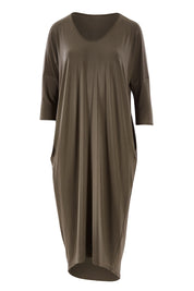 Preloved The Wanderer In Me Travel Dress - Khaki