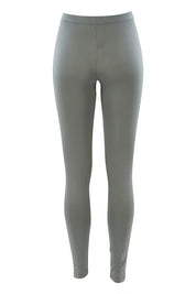 Product shot of the Softly Swinging Bamboo Leggings in colour Fern (Green), from the back