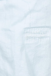 Product shot of the Youre Always There For Me Boyfriend Shorts in colour White (White), detail