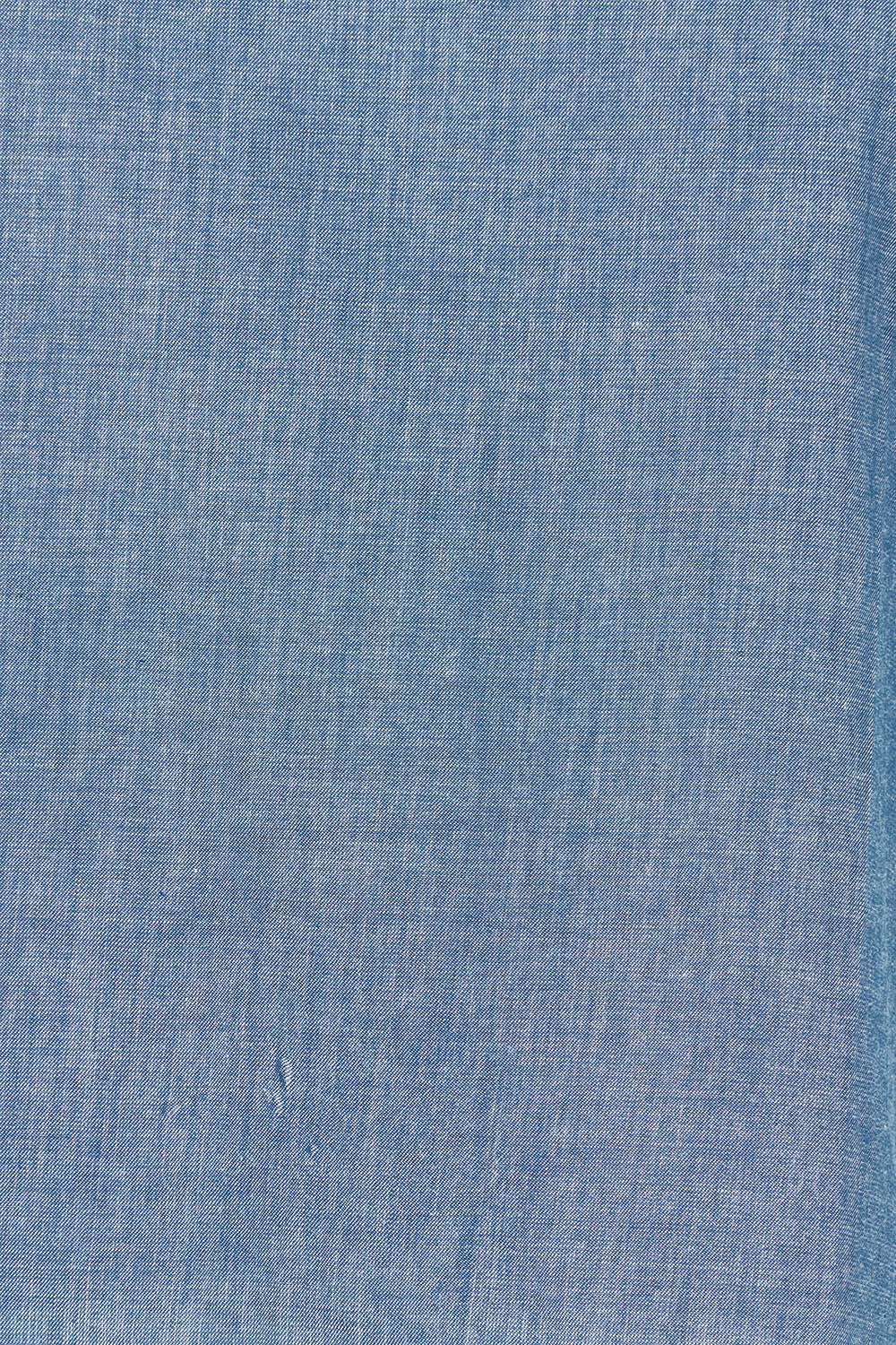 Product shot of the Hara Cotton Top in colour Chambray (Blue), detail