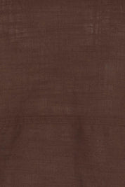 Product shot of the Guru Cotton Top in colour Coffee (Black), detail