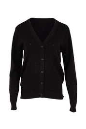 Lora Cotton Cardigan - Black