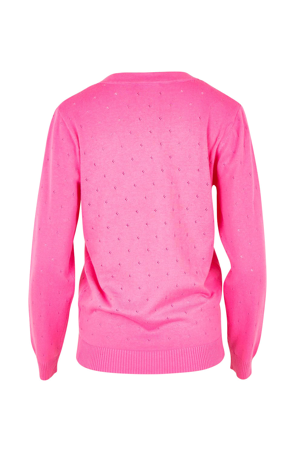 Lora Cotton Cardigan - Deeppink