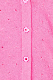 Lora Cotton Cardigan - Deeppink