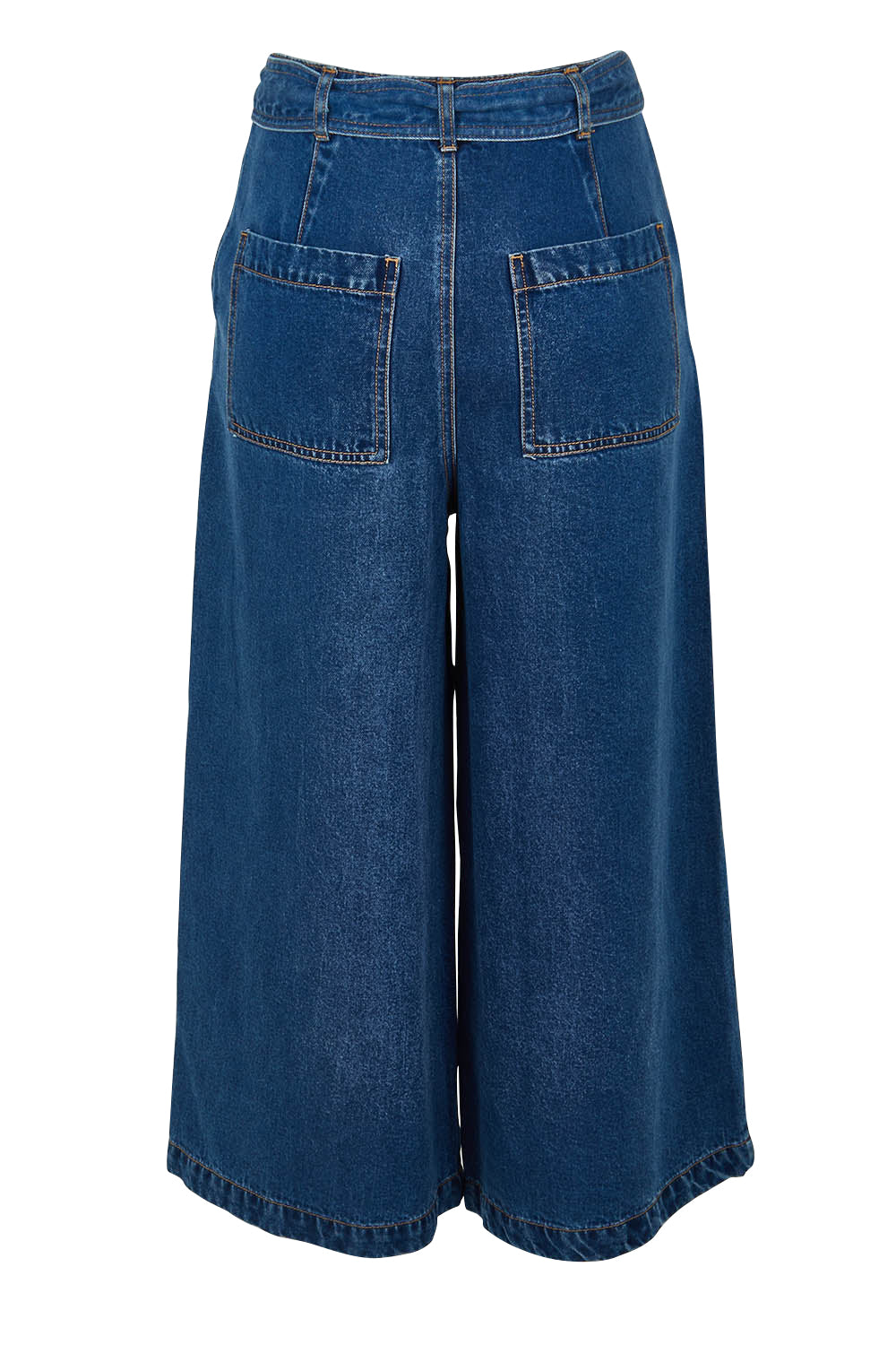 Product shot of the Aspen Pant in colour Brando (Blue), from the back