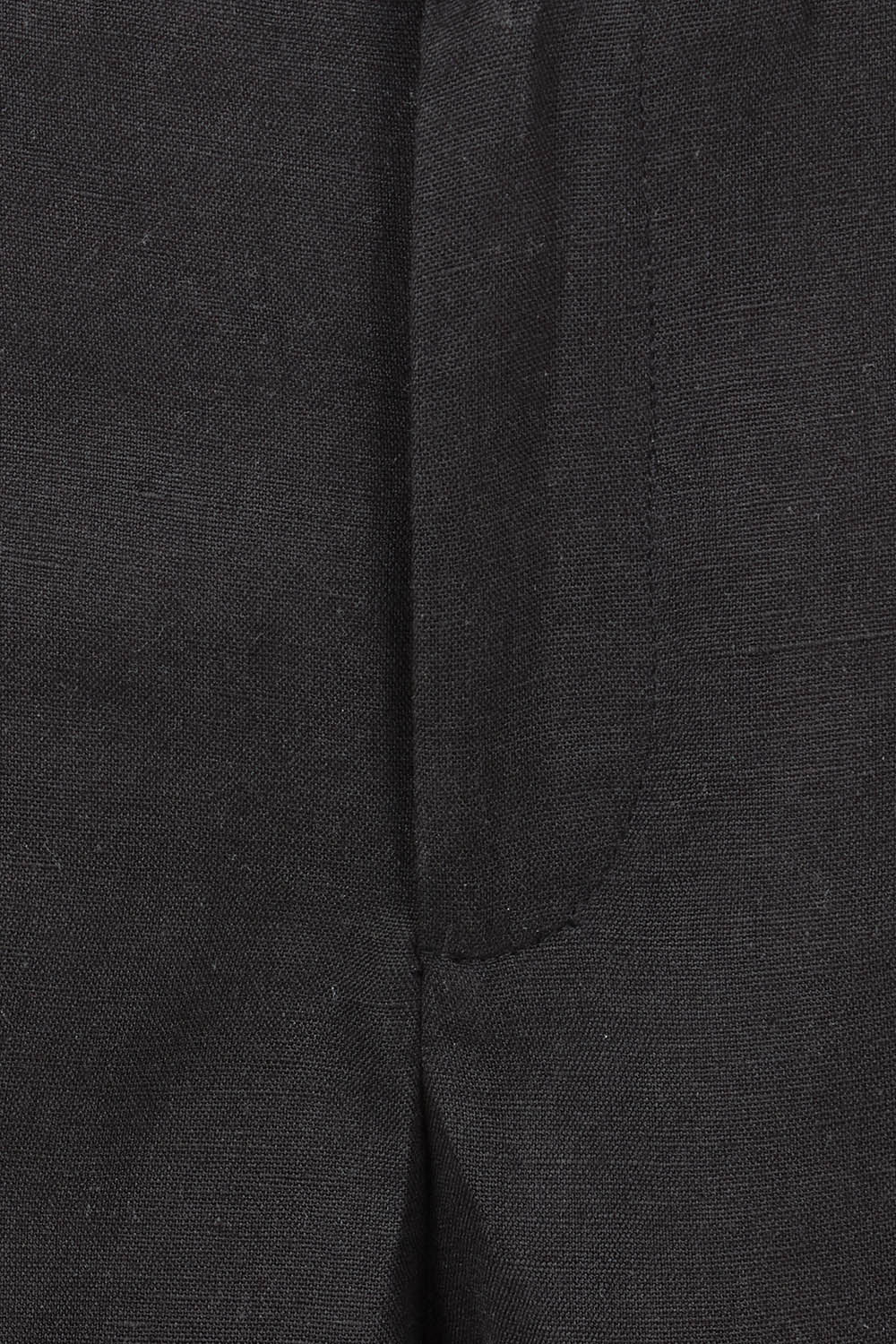 Product shot of the Jedda Linen Cotton Pant in colour Black (Black), detail