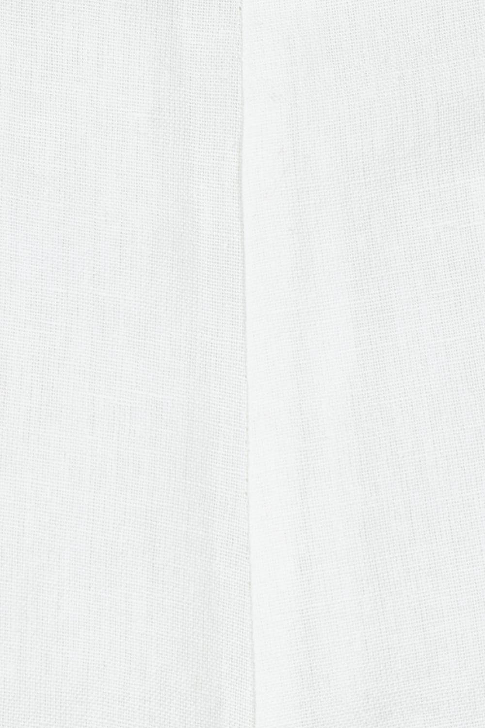 Product shot of the Jedda Linen Cotton Pant in colour White (White), detail