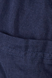 Product shot of the Guru Skirt in colour Navy (Blue), detail