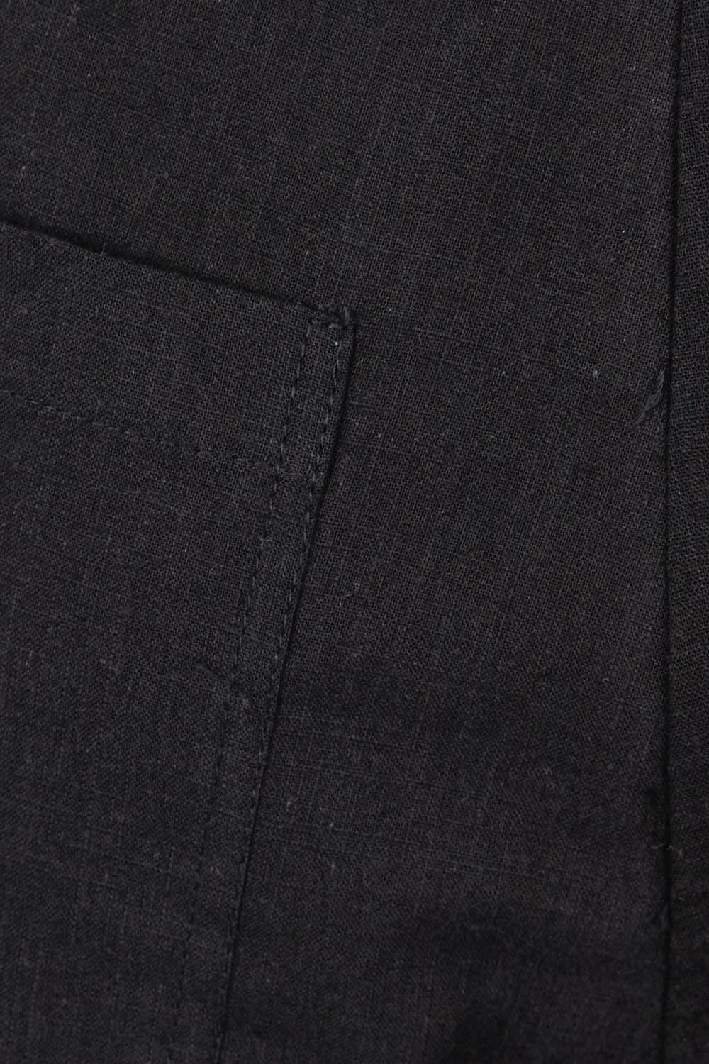 Product shot of the Luca Cotton Pant in colour Black (Black), detail