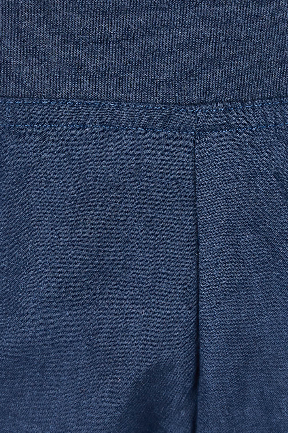 Product shot of the Ria Pant in colour Navy (Blue), detail