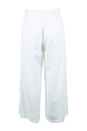 Product shot of the Ria Pant in colour White (White), from the back