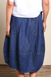 Guru Denim Skirt - Darkdenim