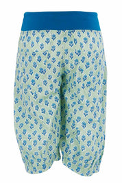Product shot of the Jada Short in colour Mint (Blue), from the back
