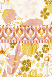 Product shot of the Aurelia Dress in colour Aurelia (Pink), detail