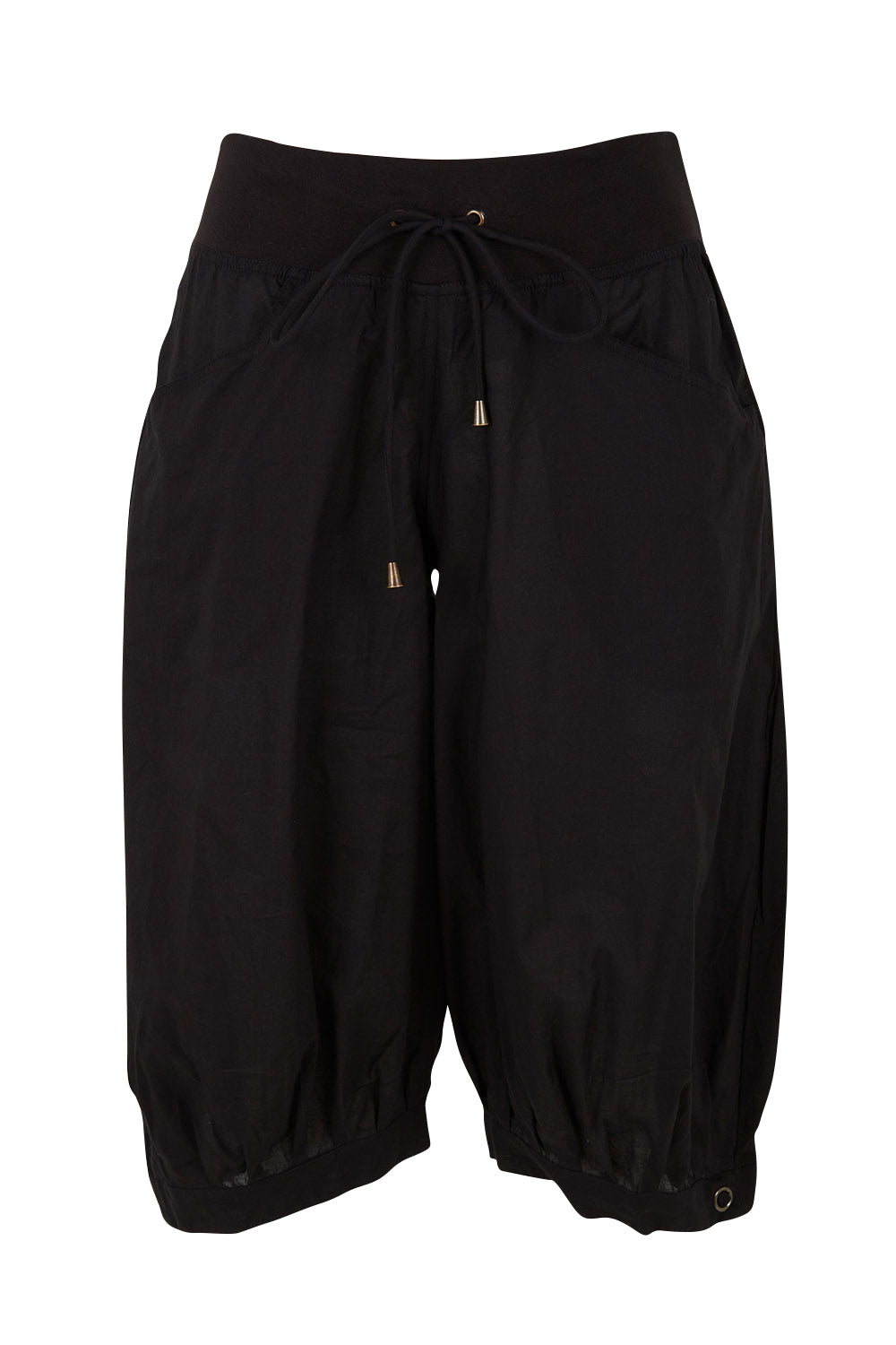 Product shot of the Jada Short in colour Black (Black), from the front