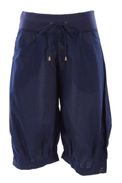 Product shot of the Jada Short in colour Navy (Blue), from the front