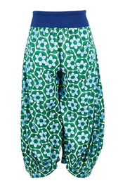Product shot of the Guru Pant in colour Sorrento (Green), from the back