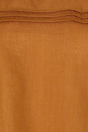 Product shot of the Haven Cotton Top in colour Mustard, detail