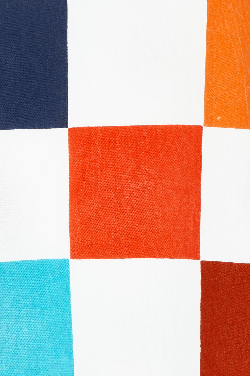 Product shot of the Harper Cotton Dress in colour Gea, detail
