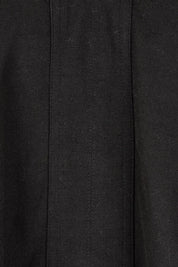 Product shot of the Livy Cotton Top in colour Black (Black), detail