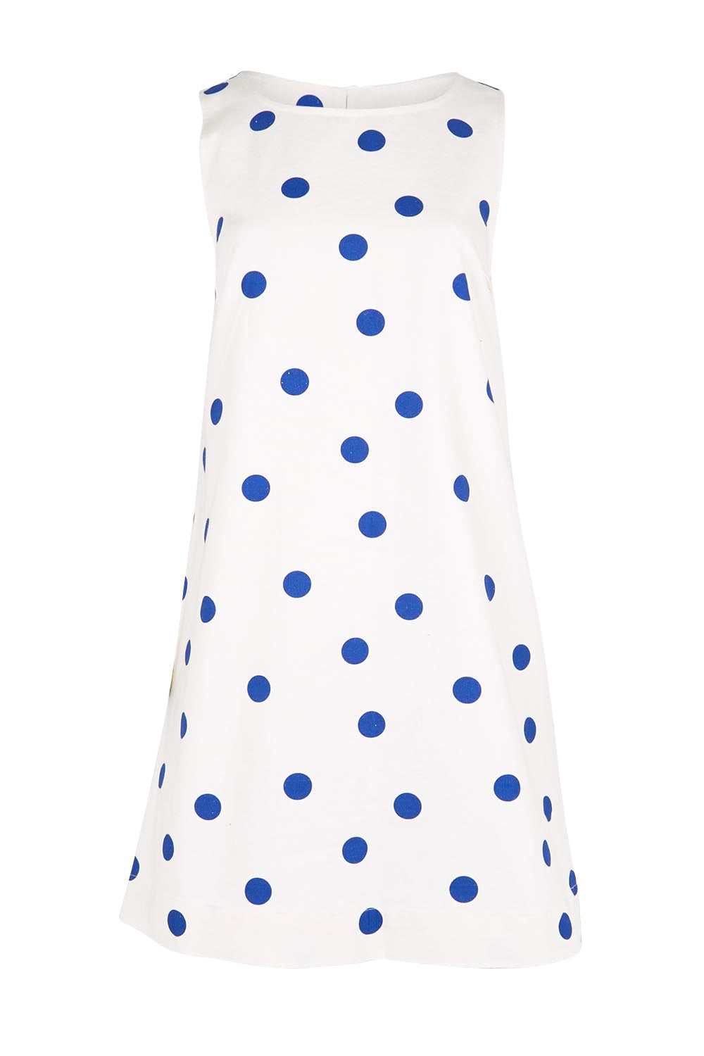 Product shot of the Hara Dress – Polkadot in colour Polkadot, from the front