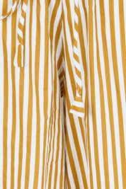 Product shot of the Guru Pant – Mustard in colour Mustard, showing detail