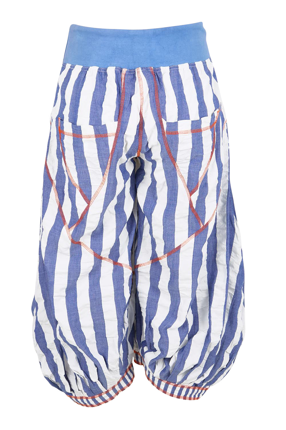 Product shot of the Guru Pant – Ocean in colour Ocean, from the back