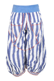 Product shot of the Guru Pant – Ocean in colour Ocean, from the back