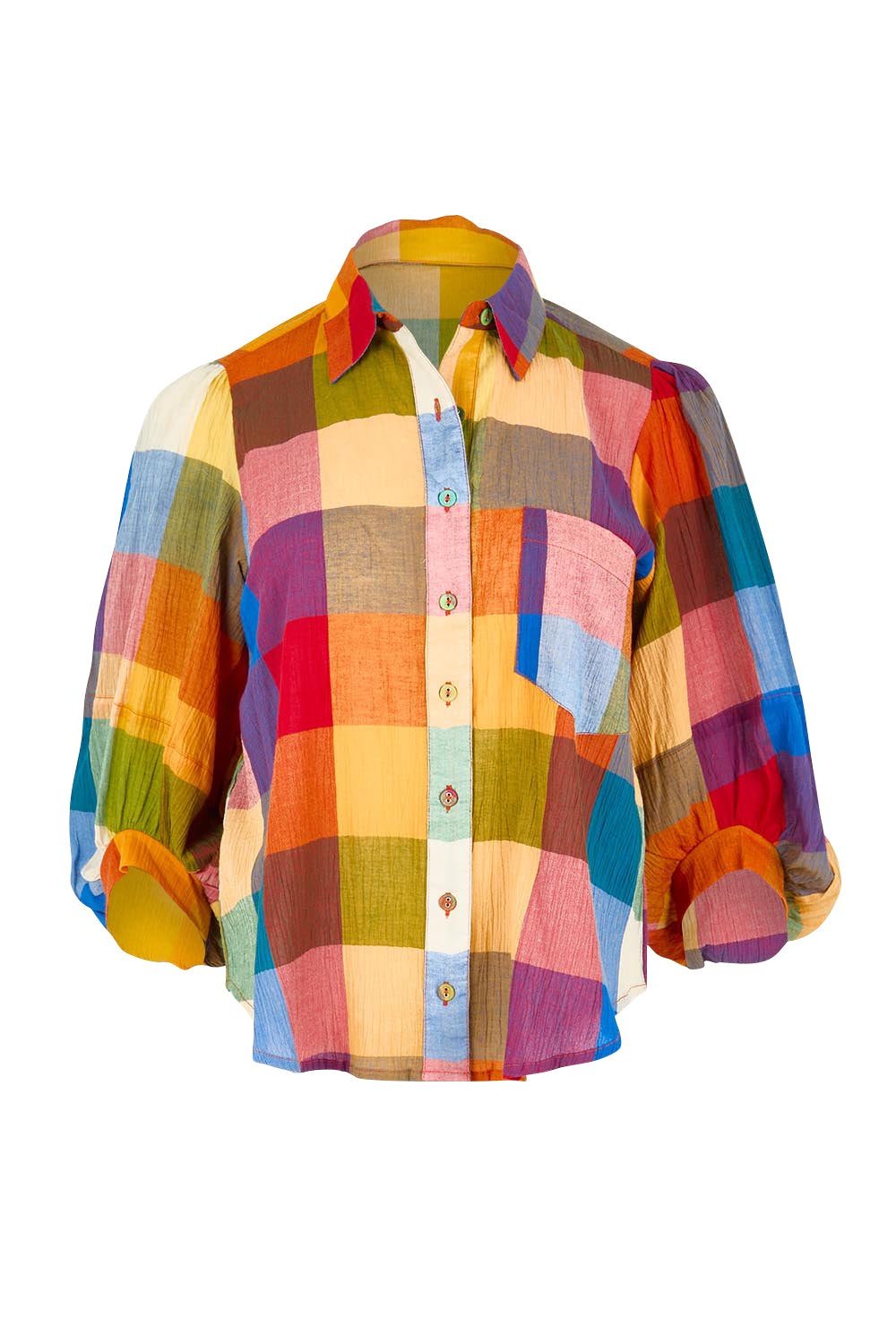 Product shot of the Pari Shirt – Kingston in colour Kingston, from the front