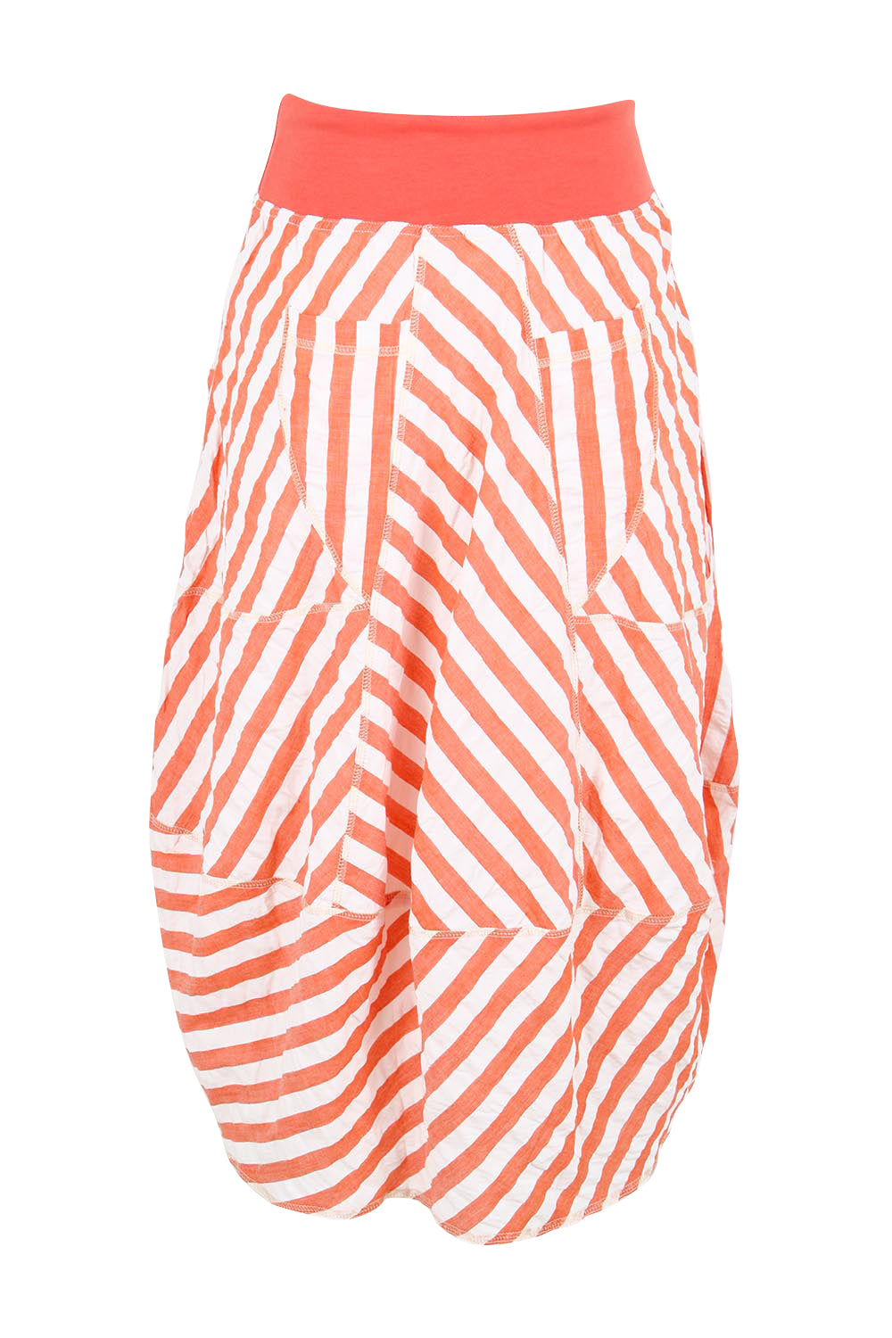 Product shot of the Guru Skirt – Watermelon in colour Watermelon, from the back