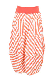 Product shot of the Guru Skirt – Watermelon in colour Watermelon, from the back
