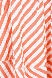 Product shot of the Guru Skirt – Watermelon in colour Watermelon, showing detail