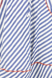 Product shot of the Guru Skirt – Ocean in colour Ocean, showing detail