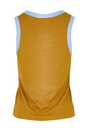 Product shot of the Bellissimo Tank – Icedchai in colour Icedchai, from the back
