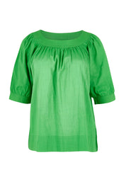 Product shot of the Bliss Top - Apple in colour Apple, from the front